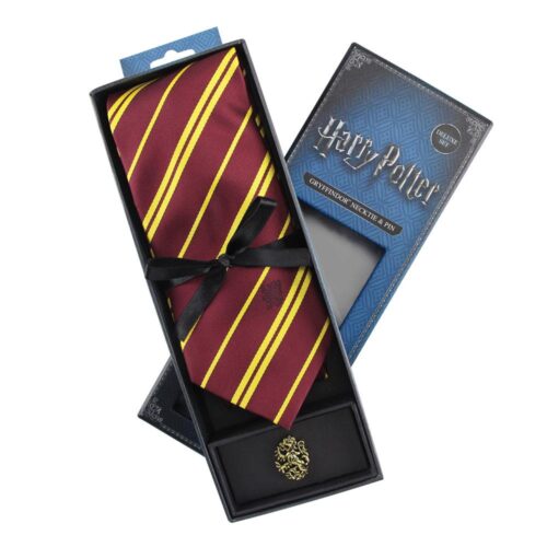 Set Deluxe de Corbata & Pin Gryffindor