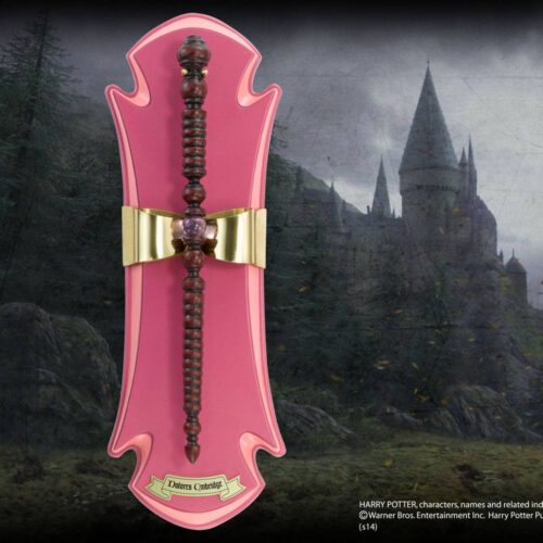 Réplica Varita mágica de Dolores Umbridge con expositor