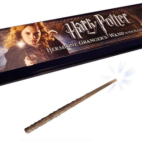 Varita mágica con luz Hermione Granger 38 cm