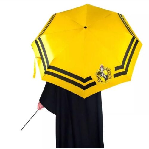 Paraguas Hufflepuff con logotipo