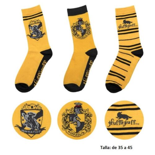 Set 3 calcetines Hufflepuff