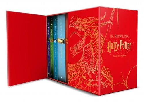 Estuche Harry Potter 7 libros edición Dragón