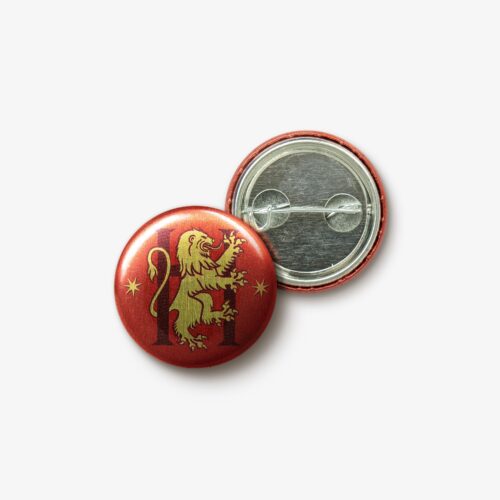 Chapa botón metálica Hogwarts: Casa Gryffindor