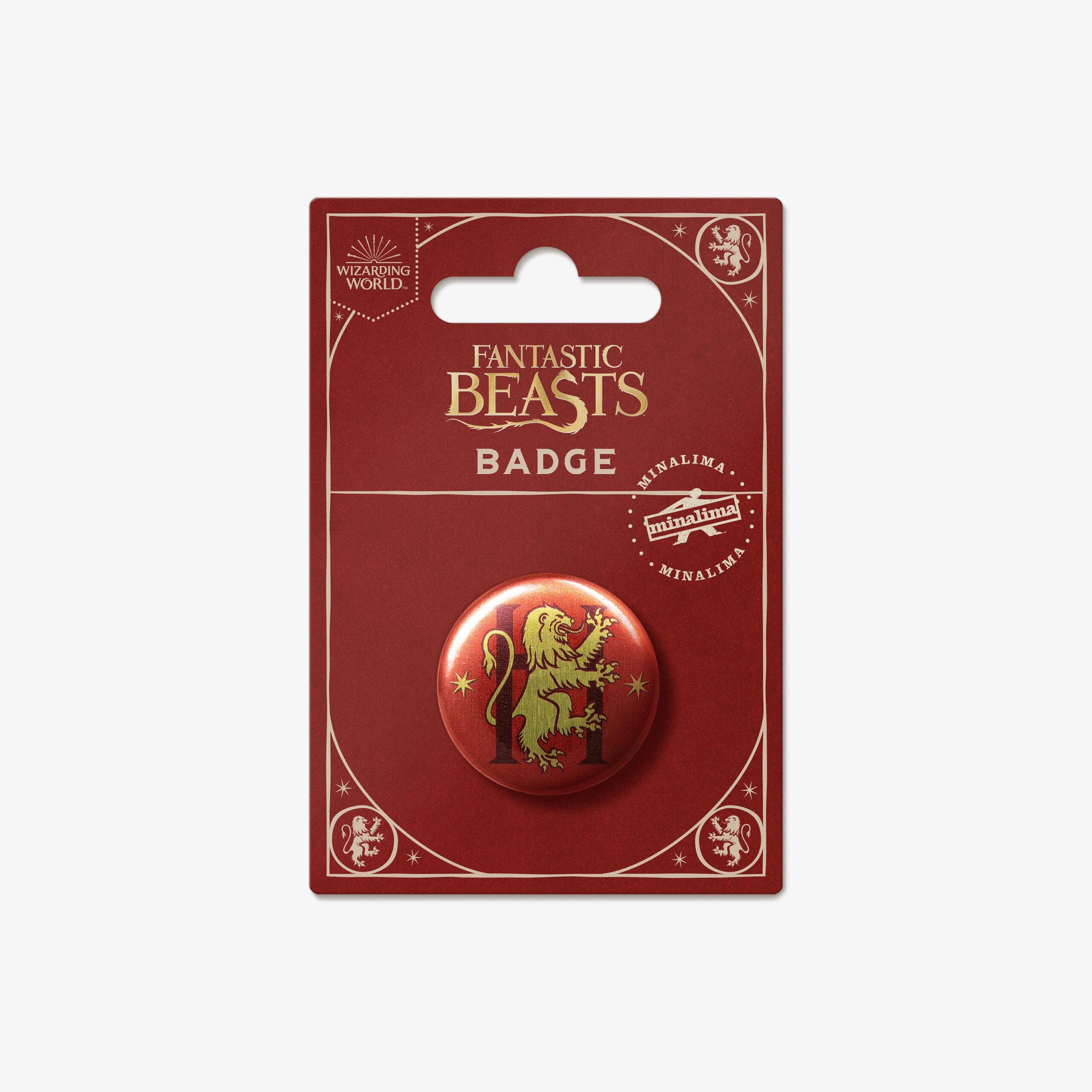 Chapa botón metálica Hogwarts: Casa Gryffindor 2 Chapa botón metálica Hogwarts: Casa Gryffindor - Imagen 2