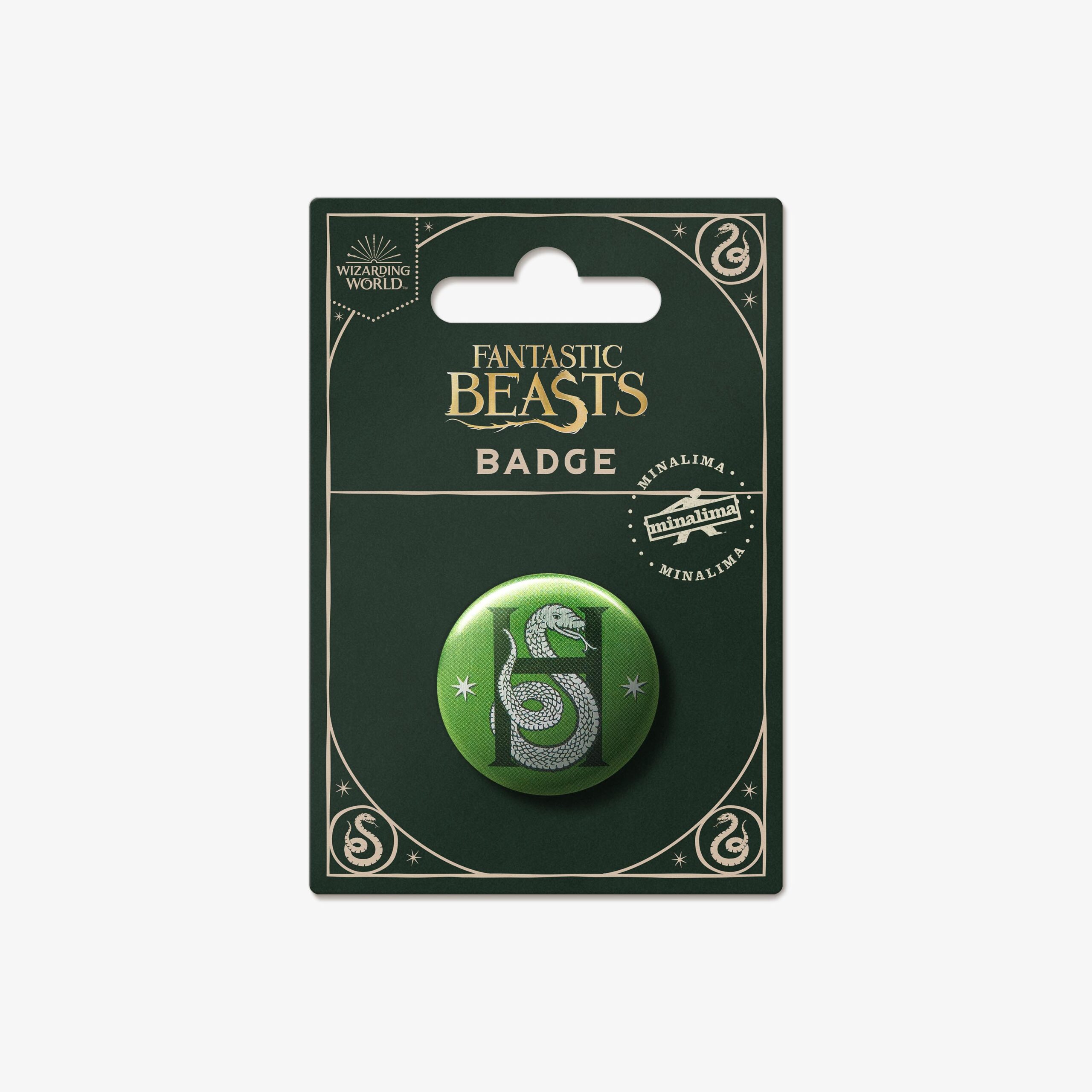 Chapa botón metálica Hogwarts: Casa Slytherin 2 Chapa botón metálica Hogwarts: Casa Slytherin - Imagen 2