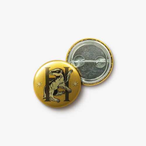 Chapa botón metálica Hogwarts: Casa Hufflepuff
