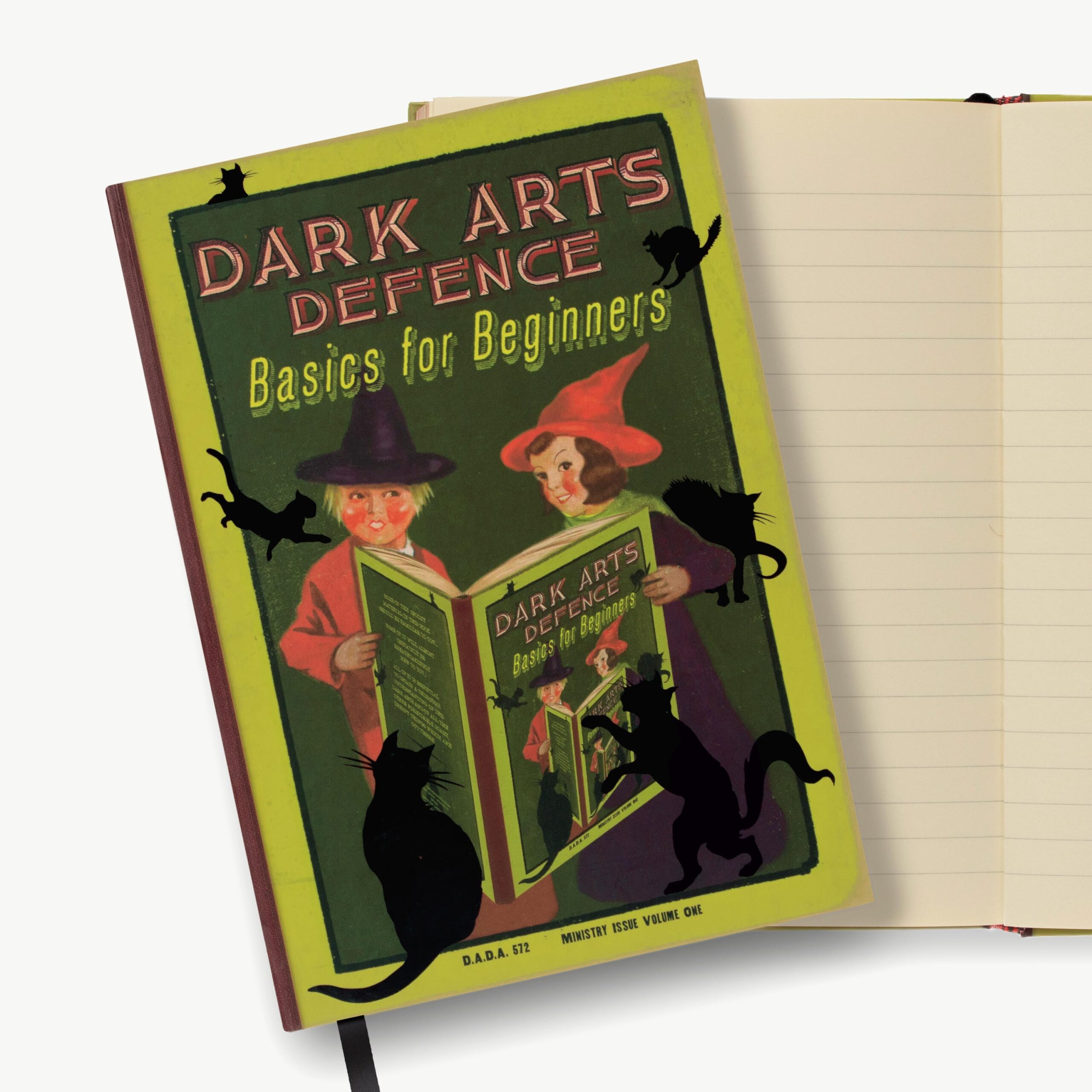 Cuaderno de libros de magia: Conceptos básicos de defensa contra las Artes Oscuras