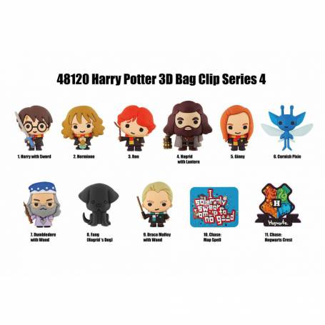 Figura clip 3D sorpresa de Harry Potter Serie 4