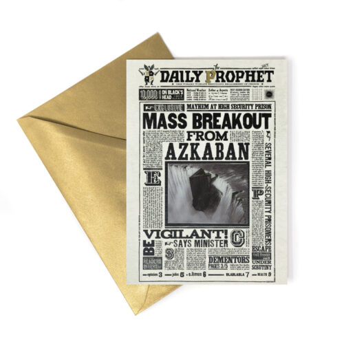 TARJETA (LENTICULAR) El Profeta - «Fuga masiva de Azkaban»