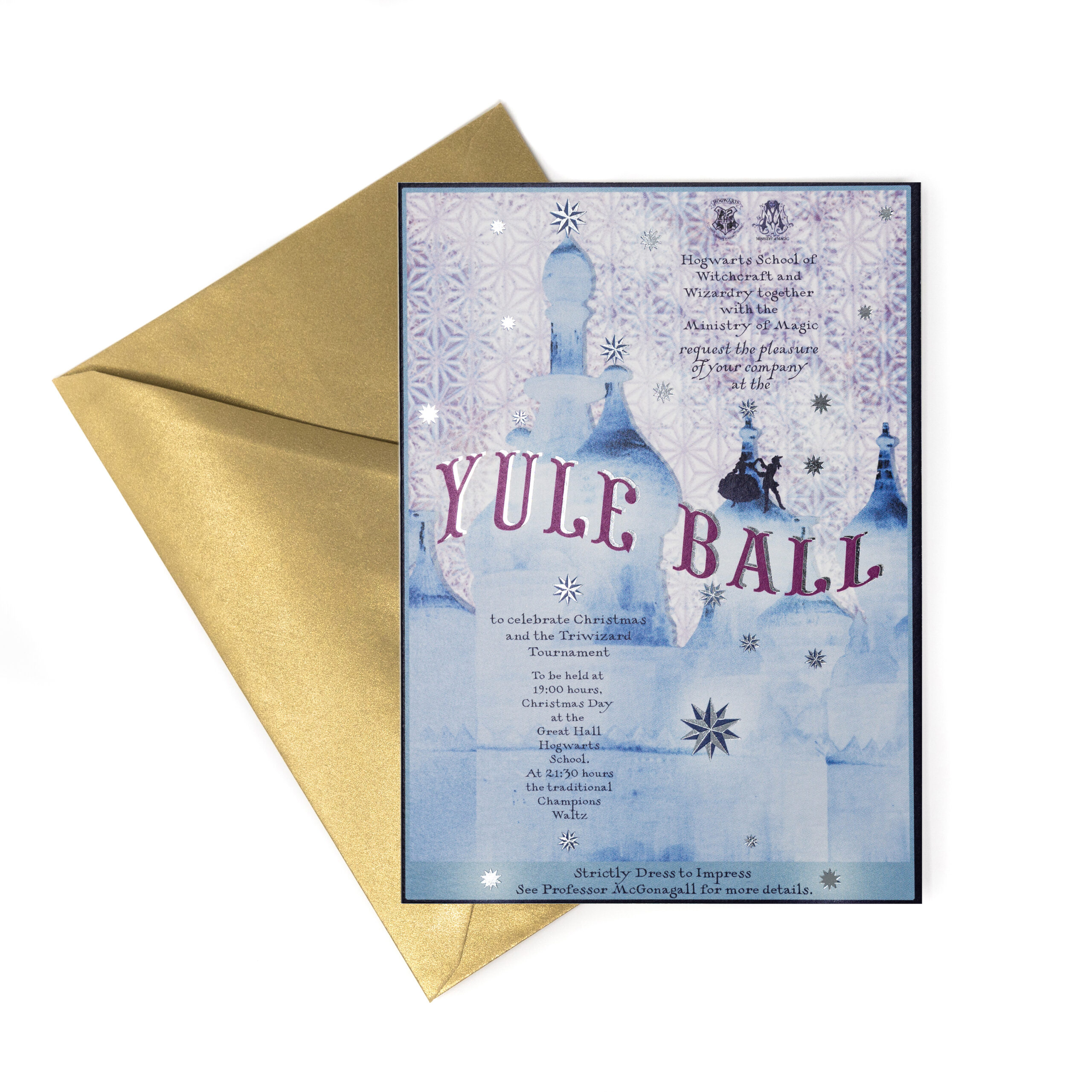 TARJETA DE NOTAS (CON ACABADO METALIZADO) Baile de Navidad - Póster 1 TARJETA DE NOTAS (CON ACABADO METALIZADO) Baile de Navidad - Póster