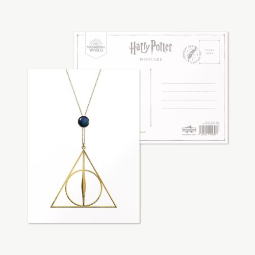 Postal Arte Conceptual - Colgante de las Reliquias de la Muerte