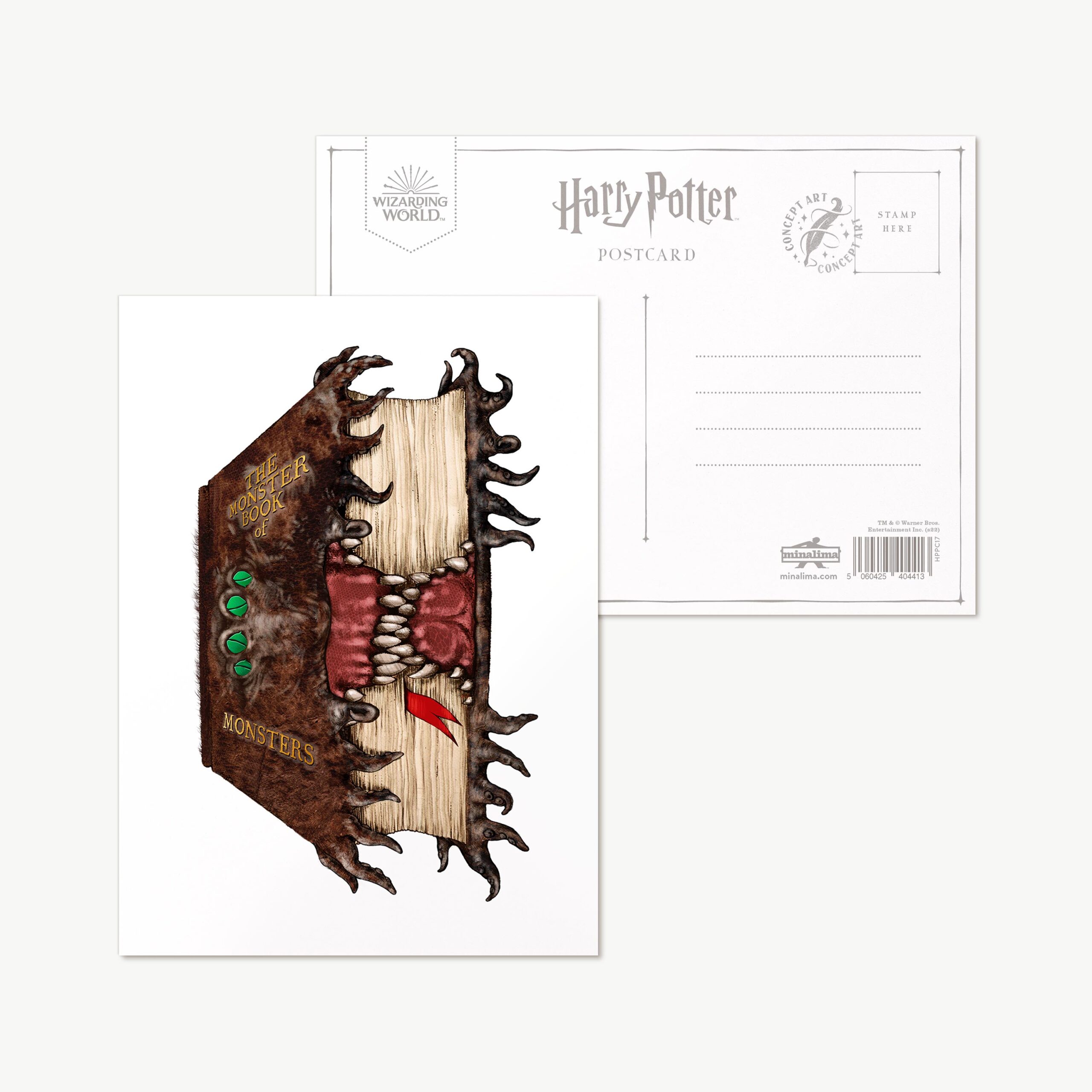 Postal Arte Conceptual - Libro de los Monstruos 1 Postal Arte Conceptual - Libro de los Monstruos
