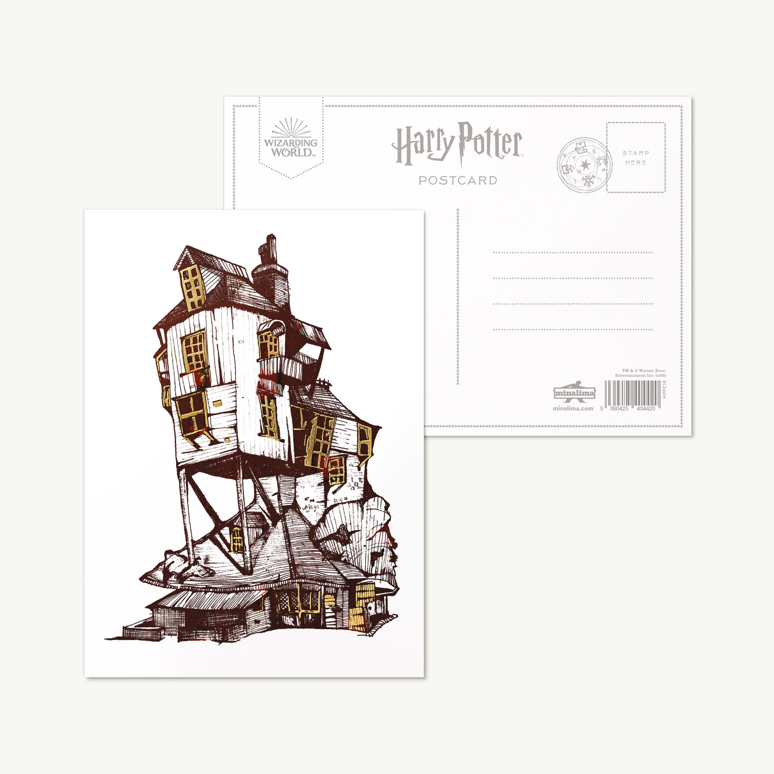 Postal La Madriguera - Reloj de la familia Weasley 1 Postal La Madriguera - Reloj de la familia Weasley
