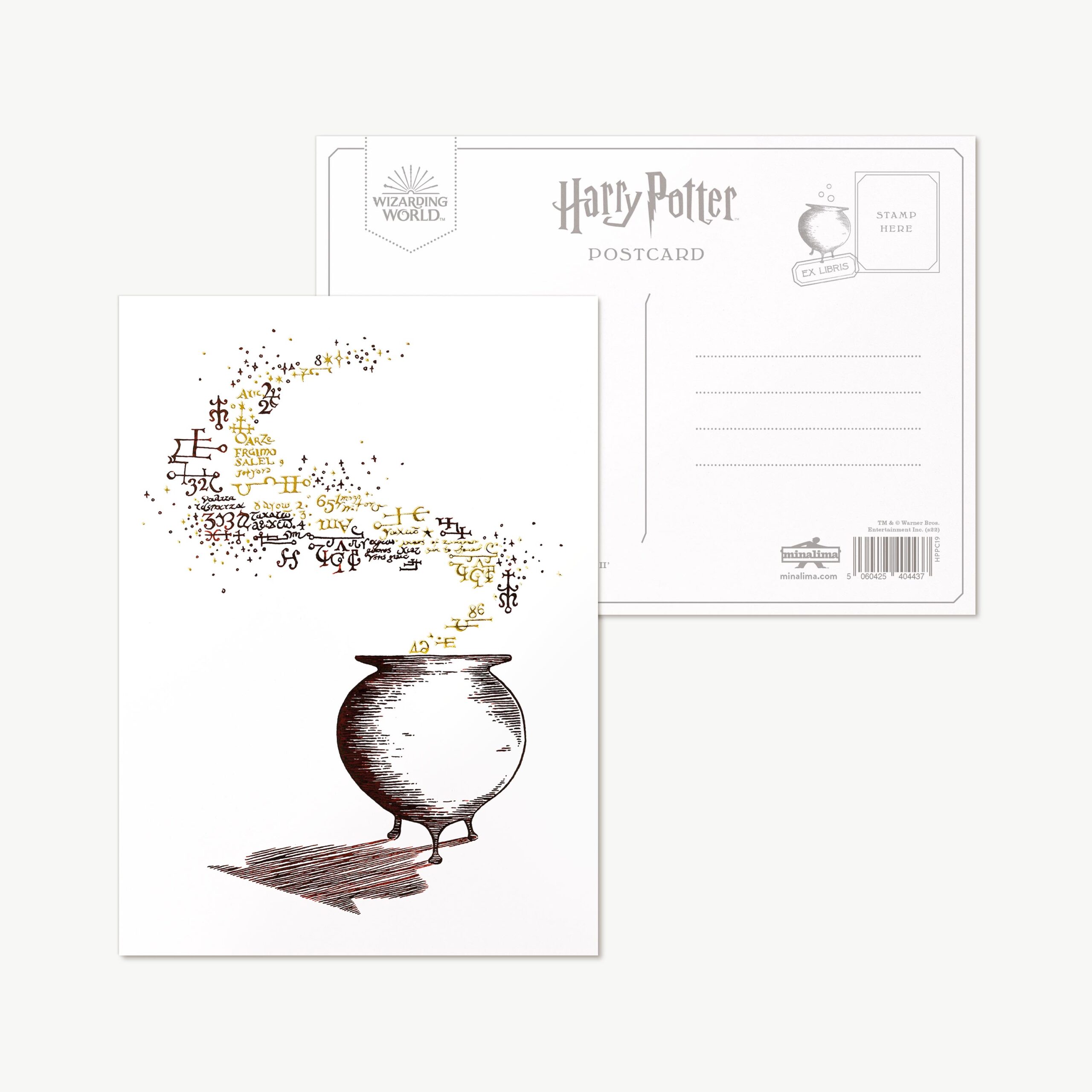 Postal Libros de Magia - Caldero de Pociones Avanzadas