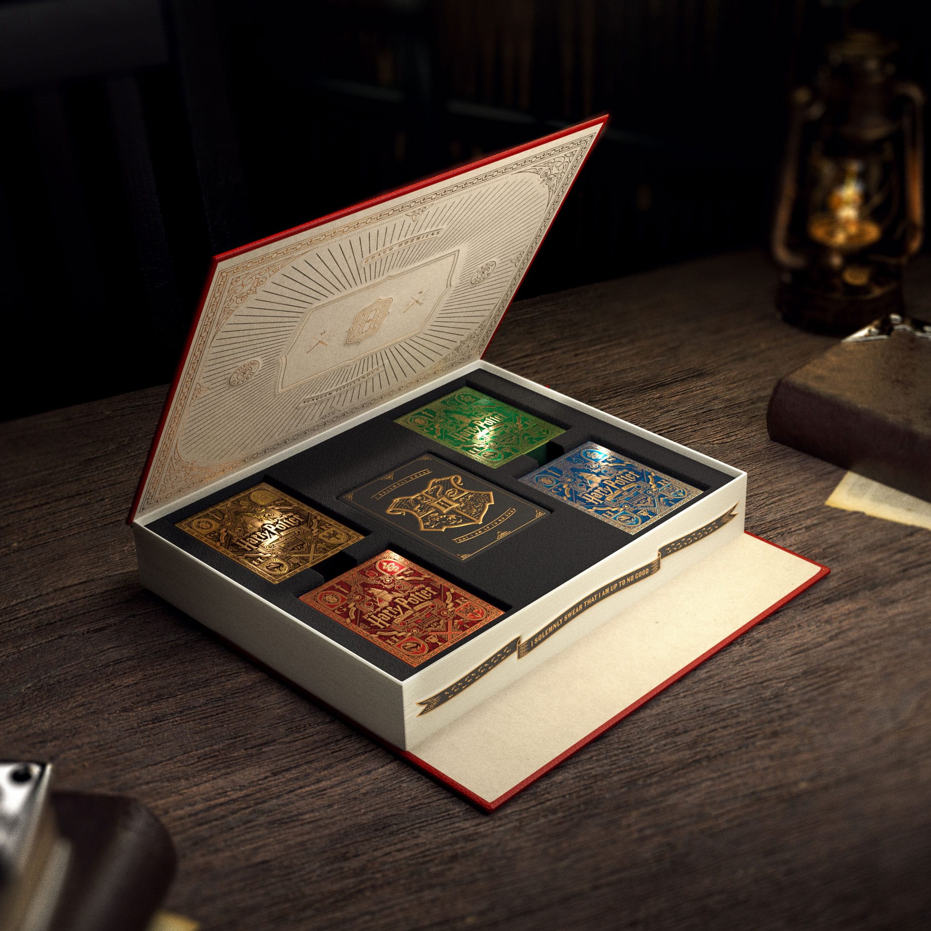 Set Premium de Cartas Harry Potter (5 barajas) 1 Set Premium de Cartas Harry Potter (5 barajas)