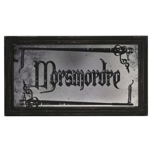Placa espejo Marca Tenebrosa Artes Oscuras Harry Potter