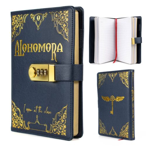 Diario A5 con candado Alohomora