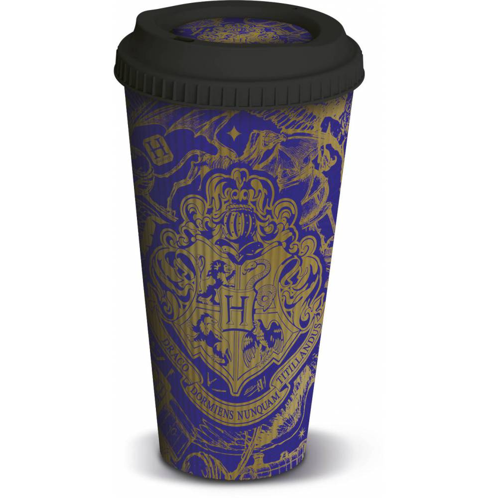 Vaso de café con relieve Hogwarts 1 Vaso de café con relieve Hogwarts