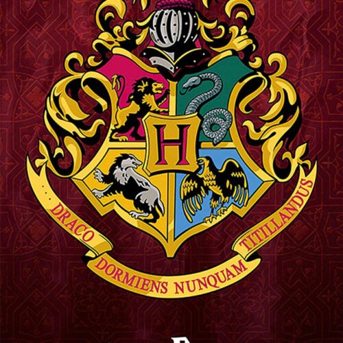 Póster escudo de Hogwarts