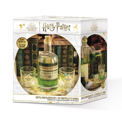 Set de botella y 2 vasos Harry Potter Poción nº 07