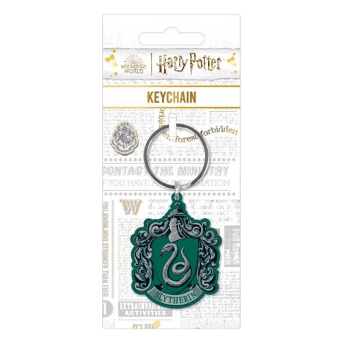 Llavero metálico Slytherin Colourful Crest