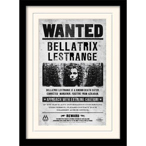 Lámina enmarcada Bellatrix Wanted - 30 × 40 cm