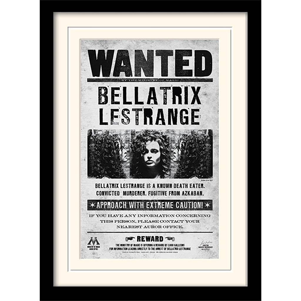 Lámina enmarcada Bellatrix Wanted - 30 × 40 cm 1 Lámina enmarcada Bellatrix Wanted - 30 × 40 cm
