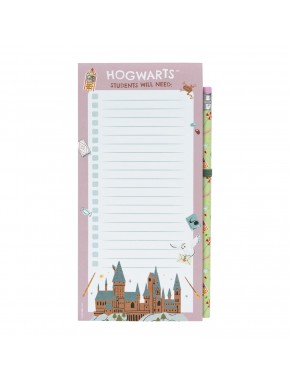 Bloc de notas magnético Harry Potter con lápiz