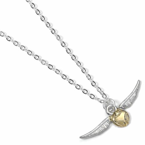 Collar Snitch Dorada bañado en plata - The Carat Shop