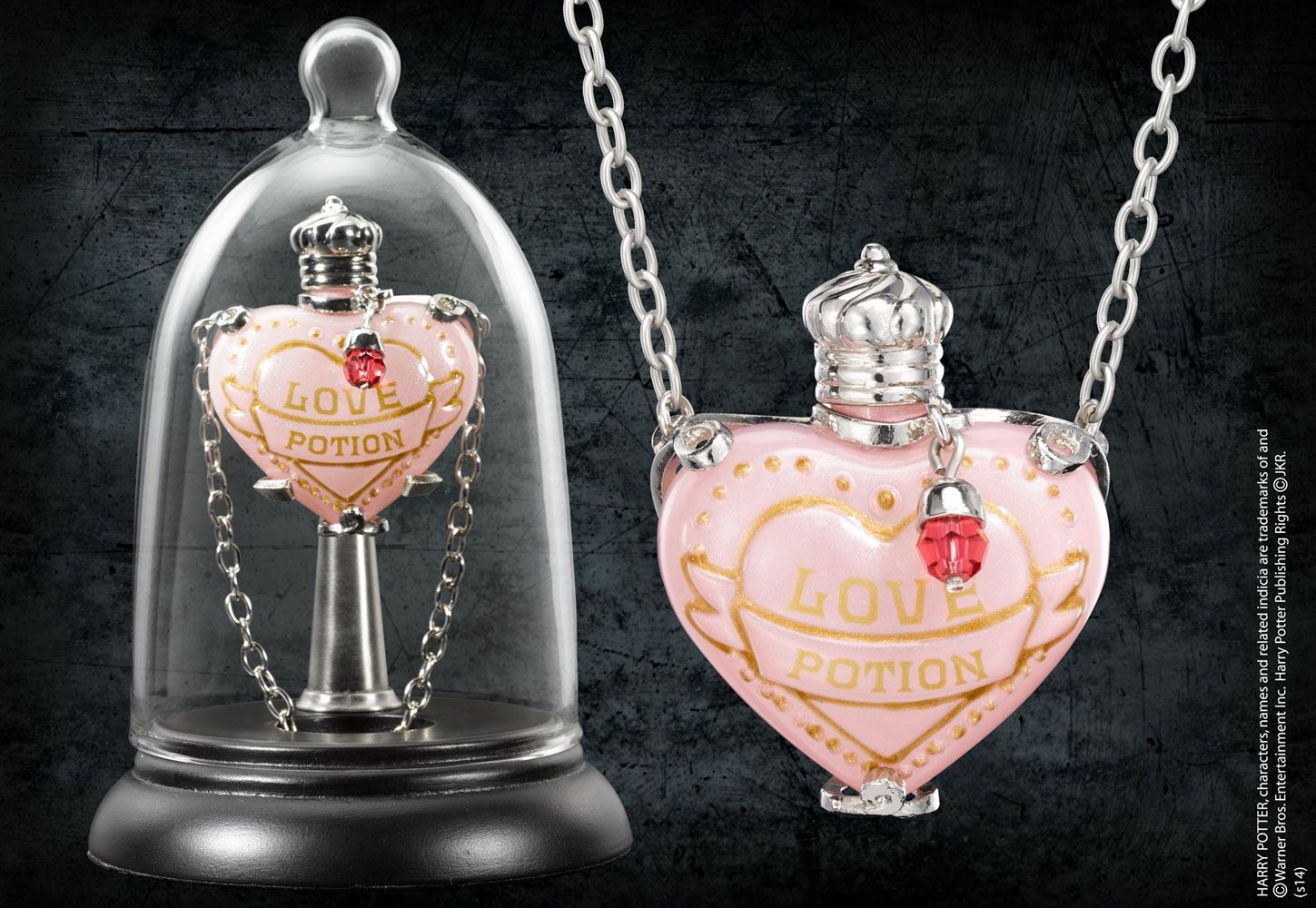 Collar Poción de Amor con expositor - Noble Collection 1 Collar Poción de Amor con expositor - Noble Collection