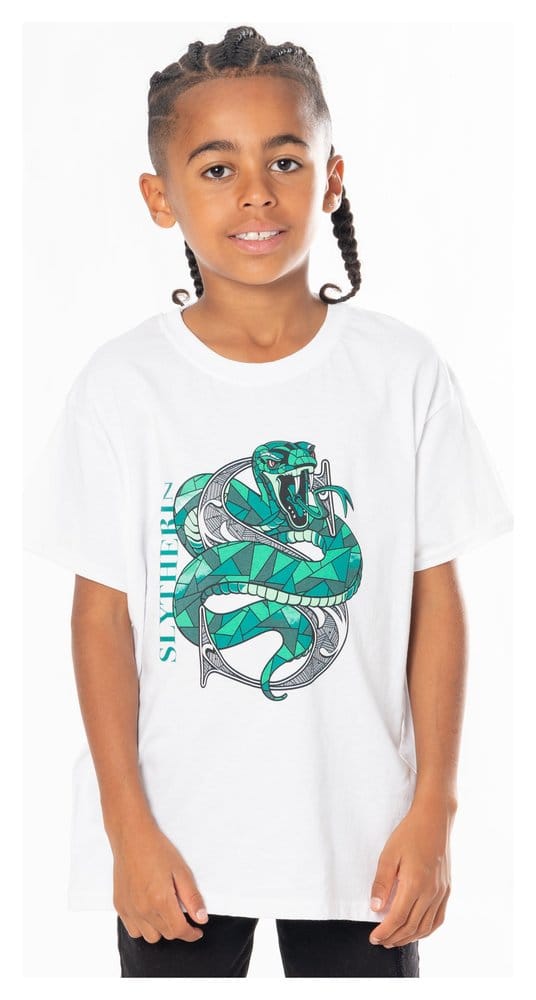 Harry Potter Camiseta niño Slytherin Mosaic Talla 5-6 1 Harry Potter Camiseta niño Slytherin Mosaic Talla 5-6