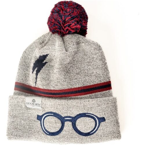 Gorro Harry Potter gris con gafas y cicatriz - CID