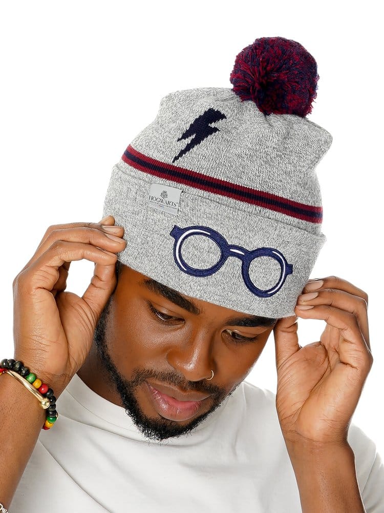 Gorro Harry Potter gris con gafas y cicatriz - CID 2 Gorro Harry Potter gris con gafas y cicatriz - CID - Imagen 2
