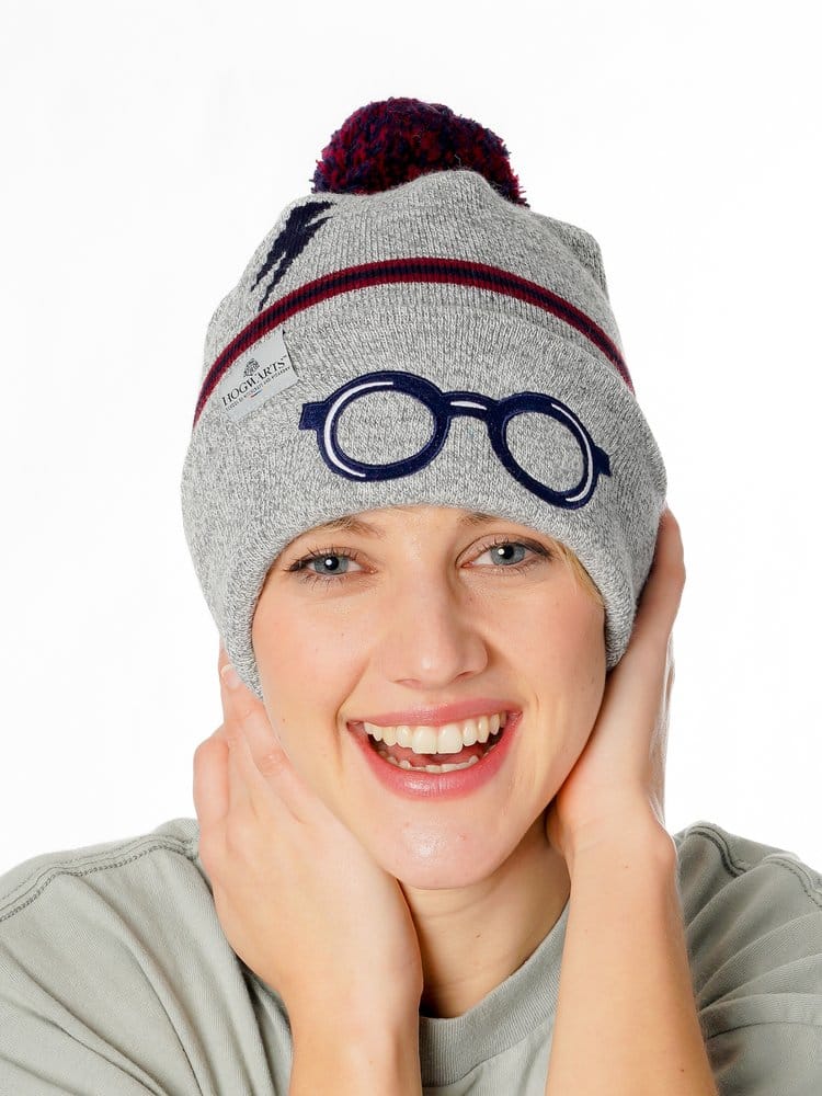 Gorro Harry Potter gris con gafas y cicatriz - CID 3 Gorro Harry Potter gris con gafas y cicatriz - CID - Imagen 3