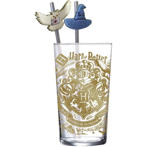 Set vaso con dos pajitas Magic & Mayhem 480 ml