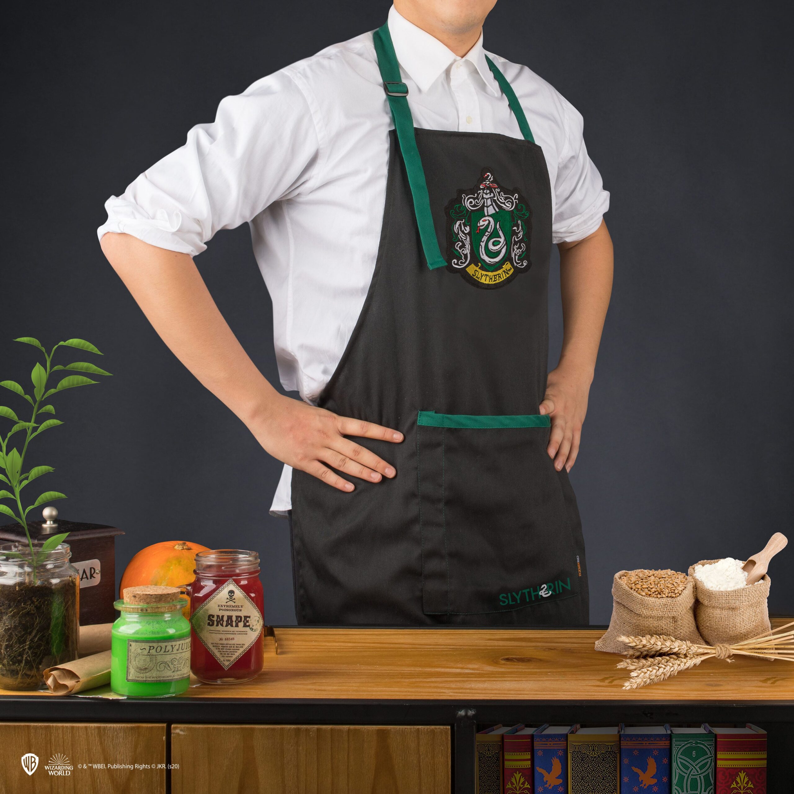 Delantal Slytherin 1 Delantal Slytherin
