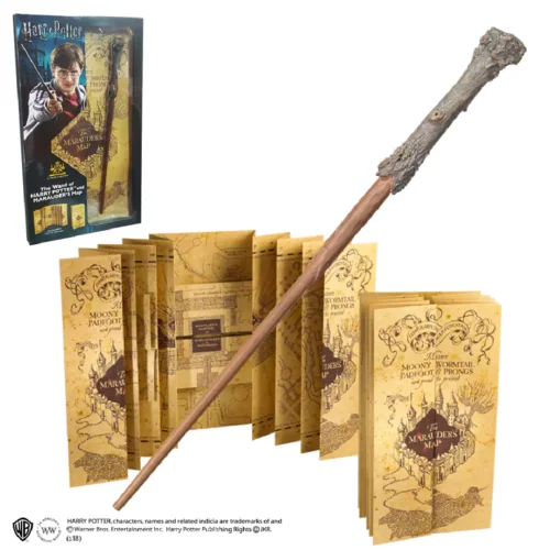 Set Varita de Harry Potter + Mapa del Merodeador